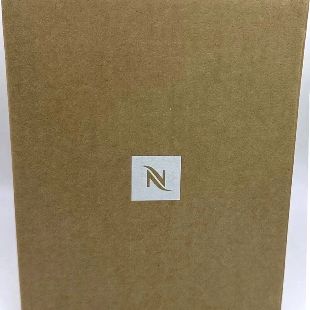 Nespresso Capsule Dispenser Glass Medium Display + Bamboo Top SG 25 LLY N NIB